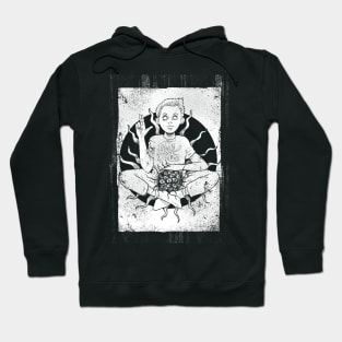 Levitation (White print) Hoodie